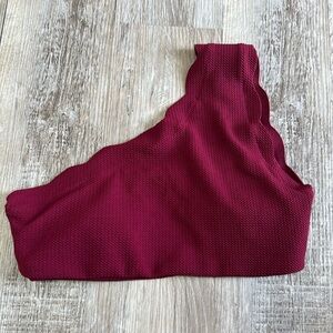Women's Burgundy Sports Bra
